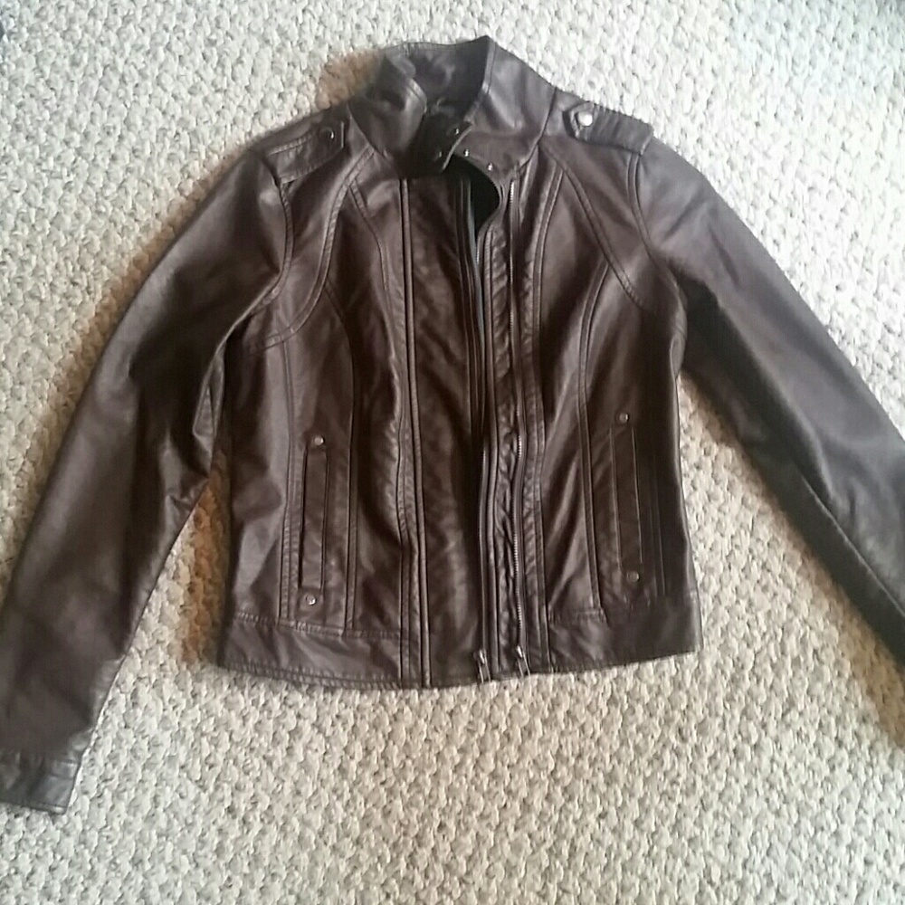 Leather style jacket